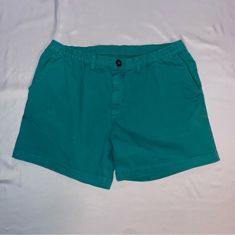 Chubbies Originals Teal Shorts XL Y2K Vintage Stretch Cotton Casual Summer
